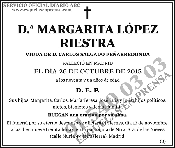 Margarita López Riestra